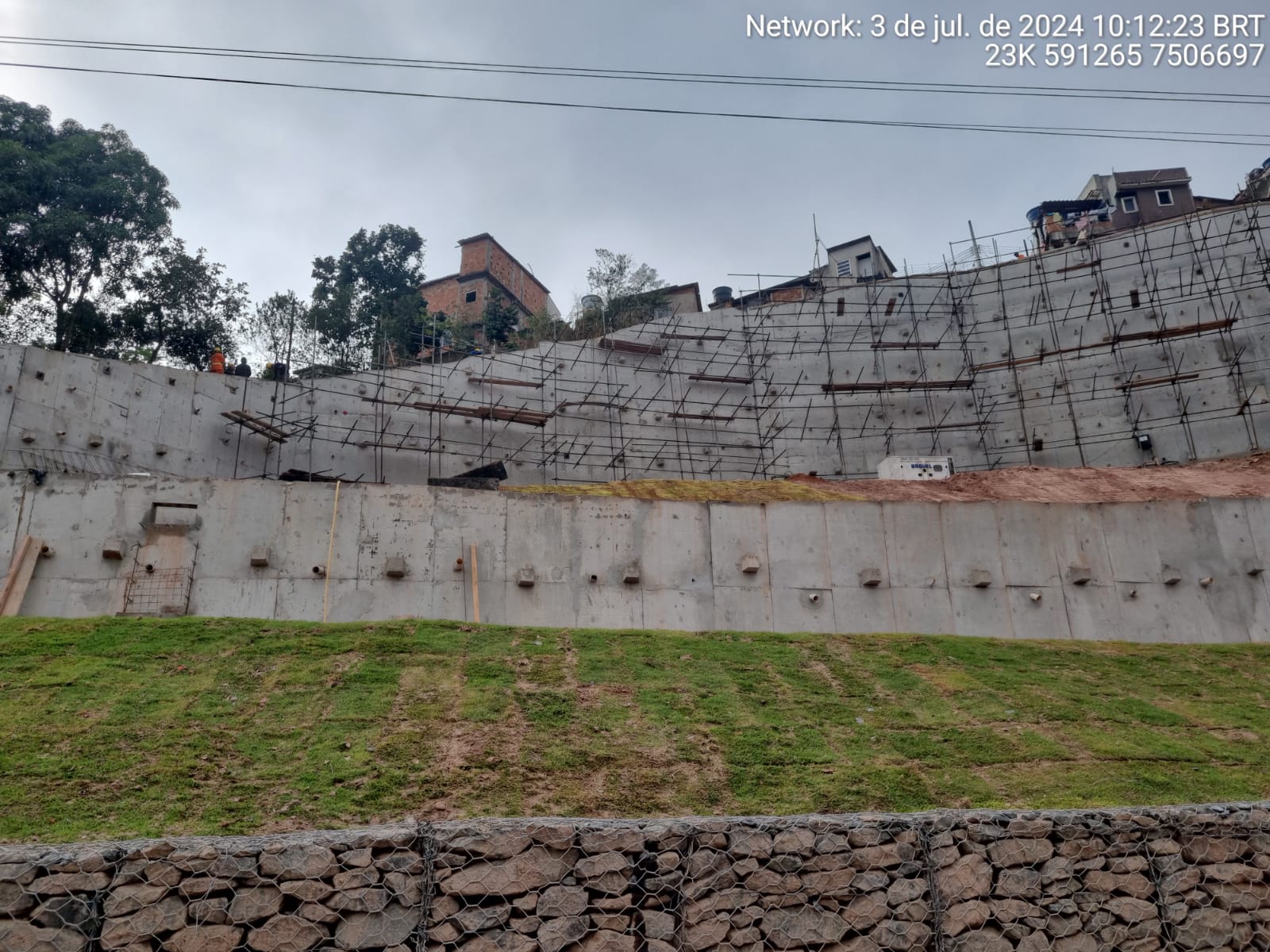 Obra de contenção finalizada