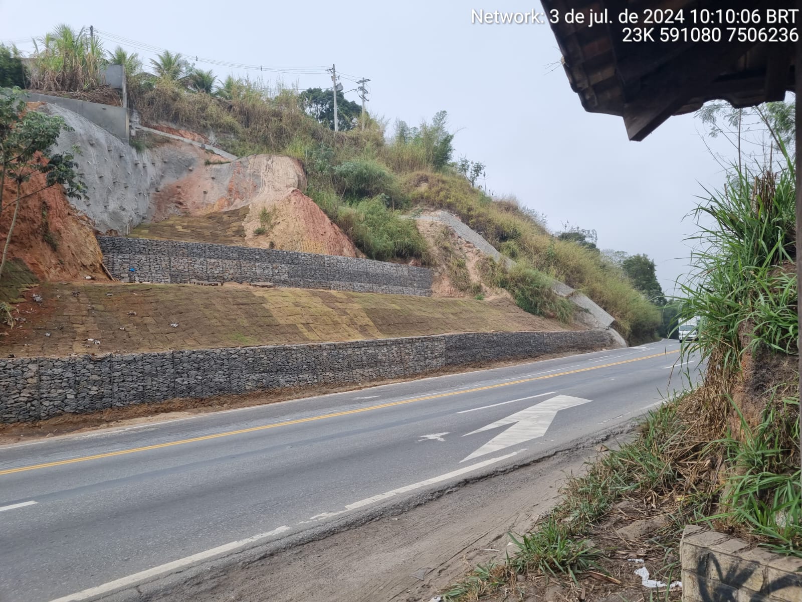 Rodovia em obra